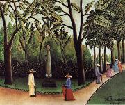 Henri Rousseau View of the Luxembourg,Chopin Monument oil painting
